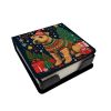 Lakeland Terrier Christmas PU Leather Note Paper Holder with Artist-Designed Cover, Desk Accessory, Office Gift
