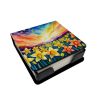 Daffodils in Color PU Leather Note Paper Holder with Artist-Designed Cover, Desk Accessory, Office Gift