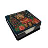 Norfolk Terrier Christmas PU Leather Note Paper Holder with Artist-Designed Cover, Desk Accessory, Office Gift