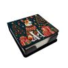 Basenji Christmas PU Leather Note Paper Holder with Artist-Designed Cover, Desk Accessory, Office Gift
