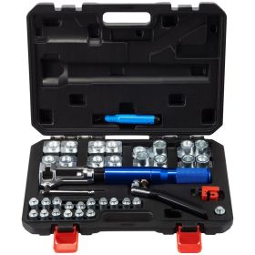 VEVOR Hydraulic Flaring Tool Kit, 45¬∞ Double Flaring Tool, Brake Repair Brake Flaring Tools for 3/16"-1/2"