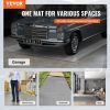 VEVOR Garage Floor Mat 4.9x19ft Vinyl Garage Flooring Roll Anti-Slide Diamond Texture Silver Garage Mats for Under Car 93 sqft Covering Space DIY PVC
