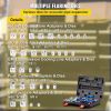 VEVOR Hydraulic Flaring Tool Kit, 45¬∞ Double Flaring Tool, Brake Repair Brake Flaring Tools for 3/16"-1/2"