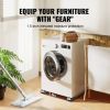 VEVOR Heavy Duty Furniture Appliances Rollers, 660 lbs Total Load, Extendable Appliance Rollers Mobile Washing Machine Base