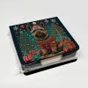 Cairn Terrier Christmas PU Leather Note Paper Holder with Artist-Designed Cover, Desk Accessory, Office Gift