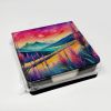 Liatris in Color PU Leather Note Paper Holder with Artist-Designed Cover, Desk Accessory, Office Gift