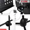 5 Core Music Stand 2-IN-1 Professional Portable Sheet Music Stand with Detachable Microphone Stand