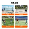 VEVOR Badminton Net, Height Adjustable Volleyball Net, 14ft Wide Foldable Pickleball Net, Portable Easy Setup Tennis Net Set with Poles