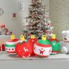 6.9 FT Lighted Christmas Inflatable Decoration, Inflatable Five Christmas Balls
