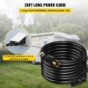 VEVOR BestWelder Generator Extension Cord 20 Foot 10 Gauge Extension Wire 30 Amp 125V/250V SJTW Cable 4 Wire Generator Cord 4 Wire Generator Cord
