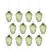 2.3x2.3x3.5" Tear Drop Ornament, Glass Decorative Hanging Christmas Tree Ornaments for Holiday Party Decorations, Set of 12