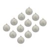 D3.3" Christmas Ball Ornaments, Glass Decorative Hanging Ball Christmas Tree Ornaments for Holiday Party Decorations, Set of 12