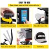 Heat Press 6x3.75Inch Curved Element Hat Press Clamshell Design Heat Press for Hats Rigid Steel Frame No Stick Digital LCD Timer and Temperature Contr