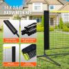 VEVOR Badminton Net, Height Adjustable Volleyball Net, 14ft Wide Foldable Pickleball Net, Portable Easy Setup Tennis Net Set with Poles