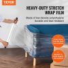 VEVOR Stretch Film, 15 inches x 1000 feet, 3 Pack, 60 Gauge Industrial Strength Clear Durable Stretch Wrap Roll