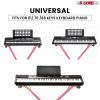 5 CORE Keyboard Stand Single X Style Adjustable Digital Electric Piano Riser Durable & Sturdy Music Synthesizer Holder Stands For 61 76 88 Keys - KS 1