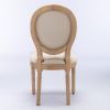 French Style Solid Wood Frame Dining Chair,Set of 2