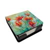 Wyoming Indian Paintbrush in Watercolor PU Leather Note Paper Holder with Artist-Designed Cover, Desk Accessory, Office Gift