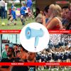 5 Core Megaphone Bullhorn Speaker 15W Mini Battery Power Bull horn w Siren 400 Yard Range - HW 1