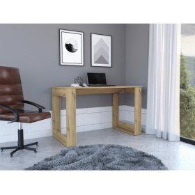Aurora Writing Computer Desk (Option: Light Oak)